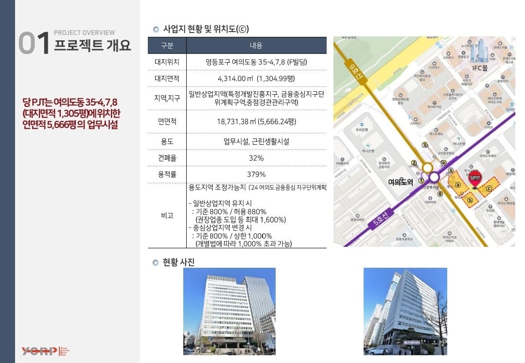 여의도 Y빌딩 재건축 프로젝트